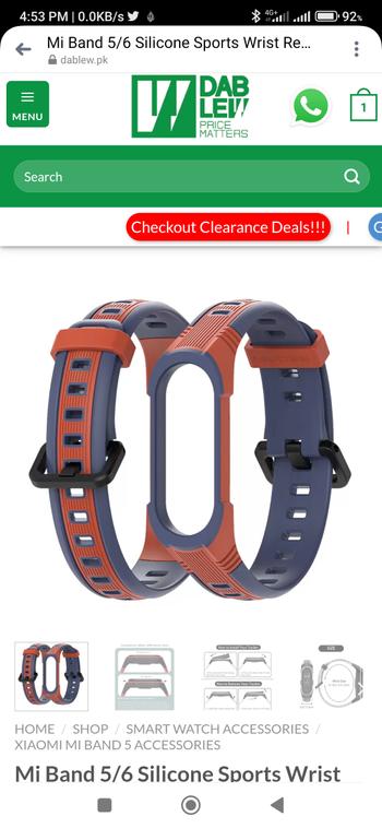 Dab Lew Tech Mi Band 5/6 Silicone Sports Wrist Replacement Strap Review