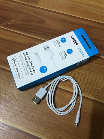 Dab Lew Tech Anker Premium USB to Lightning Connector 3ft -White - A7101H22 Review