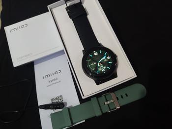 Dab Lew Tech IMILAB KW66 Smart Business Watch - Black with Extra Green Strap Review