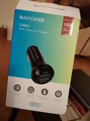 Dab Lew Tech RavPower 40W Dual Port QC3.0 Car Charger Black - RP-VC007 Review