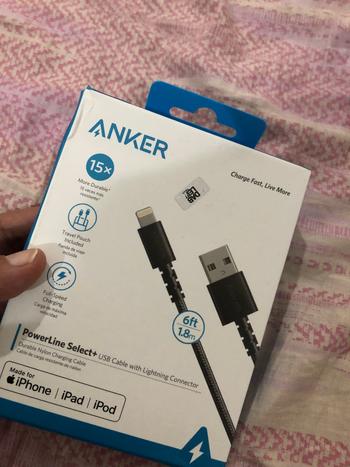 Dab Lew Tech ANKER PowerLine Select   USB Lightning Cable (6FT/1.8M)-BLACK - A8013H11 Review