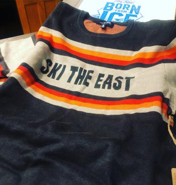 Ski The East Tailgater Shredder Sweater - Righteous Red Review