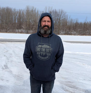 Ski The East Icon Pullover Hoodie - Gray Review