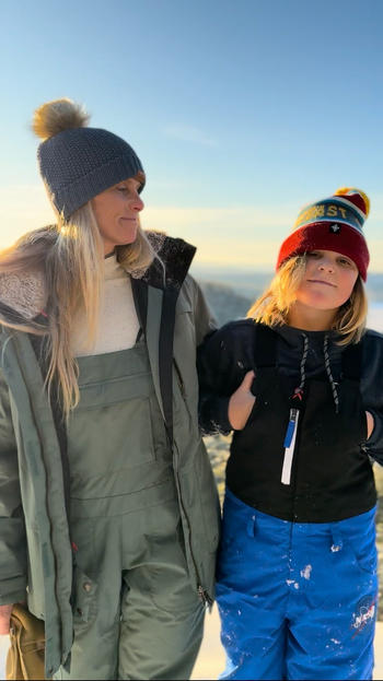 Ski The East Women's Trapper Pom Beanie - Storm Review