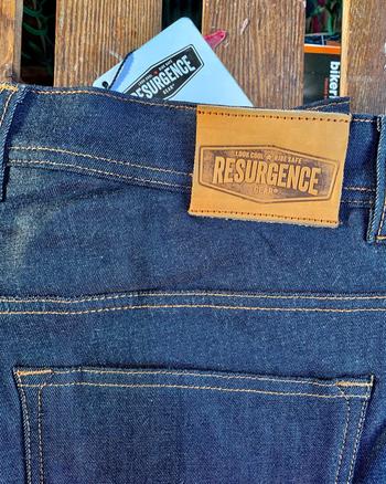 Salt Flats Clothing Jean de moto de protection Resurgence Gear® Warrior pour homme en bleu noir Review