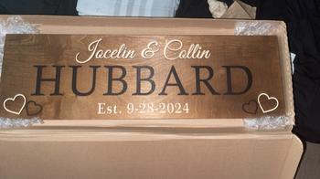 Laser Woodworker Last Name Sign Review