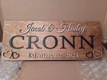 Laser Woodworker Last Name Sign Review