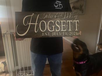 Laser Woodworker Family Last Name Sign Review