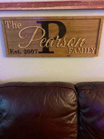 Personalized Mr & Mrs Sign