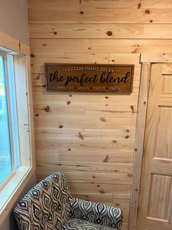 Blended Family Names Sign