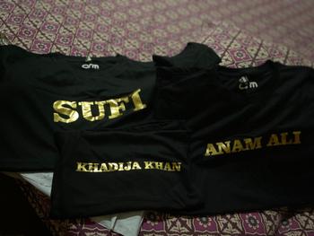 ARM Apparels Custom Name T-Shirt for Adults Review