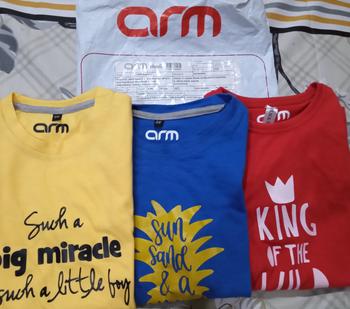 ARM Apparels Pack of 3 T-Shirt For Kids - MIR-SUN-KING Review