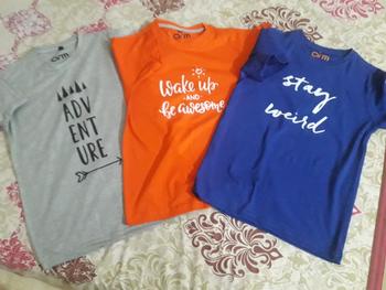 ARM Apparels Pack of 3 T-Shirt For Kids - STAY-ADVB-WAKE Review