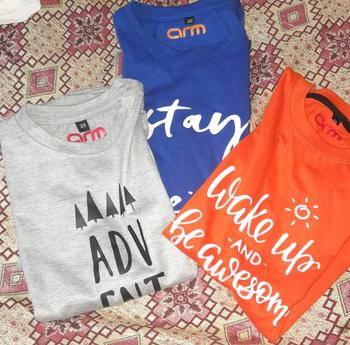 ARM Apparels Pack of 3 T-Shirt For Kids - STAY-ADVB-WAKE Review