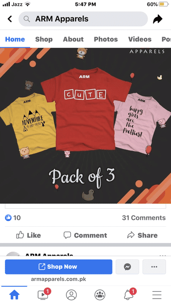 ARM Apparels Pack of 3 T-Shirt For Kids - ADVS-CUTE-PRETTY Review