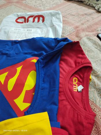 ARM Apparels Pack of 3 Super Heroes T-Shirt For Kids - BAT-SUP-SPI_2 Review