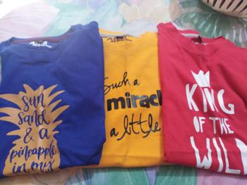 ARM Apparels Pack of 3 T-Shirt For Kids - HUR-SPUNK-MILK Review
