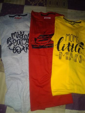 ARM Apparels Pack of 3 T-Shirt For Kids - MOM-CAR-BEACH Review