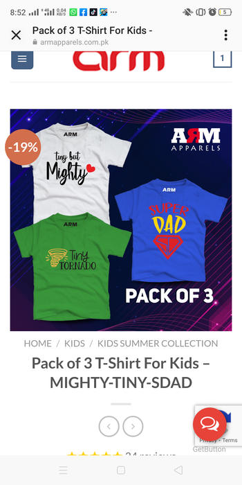 ARM Apparels Pack of 3 Shorts For Kids - 02 (RDBL-HGBL-GRBL) Review