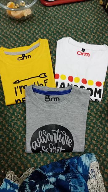 ARM Apparels Pack of 3 T-Shirt For Kids - HANDS-ADVF-LATE Review