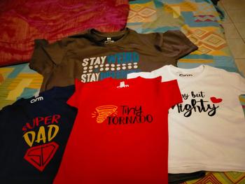 ARM Apparels Pack of 3 T-Shirt For Kids - MIGHTY-TINY-SDAD Review