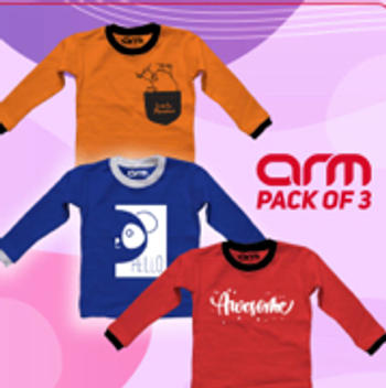 ARM Apparels Pack of 3 Contrast Rib Sweat Shirts (MONS-PAND-AWES) Review