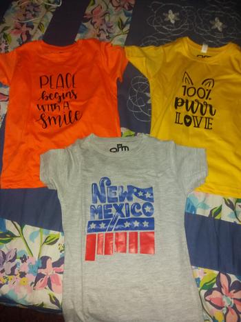 ARM Apparels Pack of 3 T-Shirt For Kids - (PURE-MEXICO-PEACE) Review