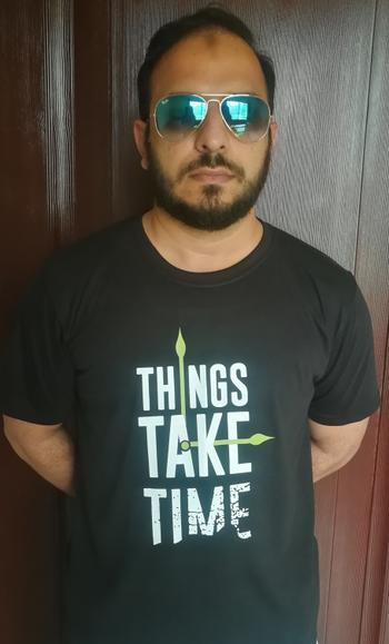 ARM Apparels Things Take Time T-Shirt (ThingsTime-01HS) Review
