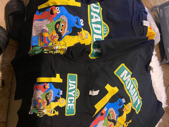 Cuztom Threadz Personalized Sesame Street Birthday Shirt Youth Toddler and Adult Sizes Available Review
