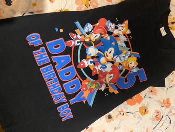 Cuztom Threadz Personalized Sonic Birthday T-Shirt Review