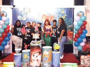 Cuztom Threadz Personalized The Little Mermaid Birthday Shirt Youth Toddler and Adult Sizes Available Review