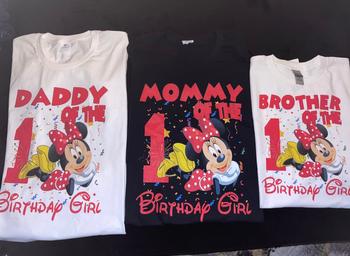 Cuztom Threadz Personalized Minnie Mouse Birthday T-Shirt Review