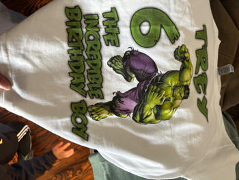 Cuztom Threadz Personalized Incredible Hulk Birthday T-Shirts for Family Review