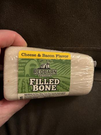 Redbarn Pet Products Filled Bone Cheese & Bacon Flavor Review