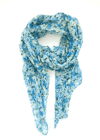 Scarves Australia Floral Scarf - Blue- Forget-Me-Not Blue Scarf Review