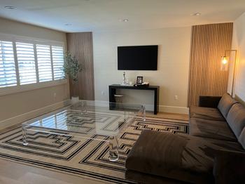 Customer photo of Acupanel Natural Oak (Grey Felt) Slat Panels