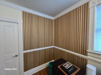The Wood Veneer Hub Slatpanel® Luxe American Oak Acoustic Wide Slat Wood Wall Panels Review