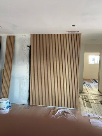 The Wood Veneer Hub Slatpanel® Luxe American Oak Acoustic Wide Slat Wood Wall Panels Review