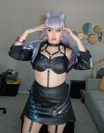 Uwowo Cosplay 【Clearance Sale】Uwowo KDA All Out Evelynn Cosplay Costume League of Legends LOL Agony's Embrace Costume K/DA Review