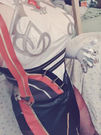 Uwowo Cosplay 【Clearance Sale】Uwowo Game Genshin Impact Cosplay Rosaria Thorny Benevolence Cosplay Costume Review
