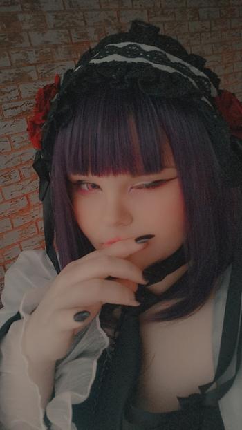 Uwowo Cosplay 【Pre-sale】Uwowo Anime My Dress-Up Darling Marin Kitagawa Cosplay 35CM Dark Purple Hair Cosplay Wig Review