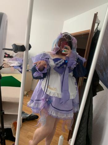 Uwowo Cosplay 【In Stock】Exclusive Uwowo Genshin Impact Fanart Kokomi Maid Ver Cosplay Costume Review