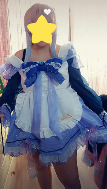 Uwowo Cosplay 【In Stock】Exclusive Uwowo Genshin Impact Fanart Kokomi Maid Ver Cosplay Costume Review