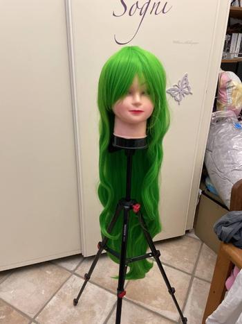 Uwowo Cosplay Uwowo Anime Code Geass Fanart: C.C. Black Bride Lelouch Lamperouge Suit Couple Cosplay Wig 100cm Long Green Hair Review