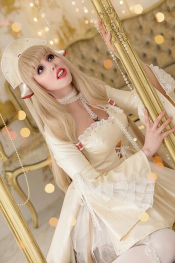 Uwowo Cosplay 【In Stock】Uwowo Anime/Manga Chobits Chii White Angel Gothic Lolita Leather Dress Halloween Cosplay Costumes Review