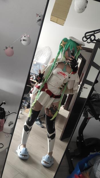 Uwowo Cosplay 【In Stock】Uwowo Vocaloid Hatsune Miku 2023 Racing Ver Cosplay Costume Review