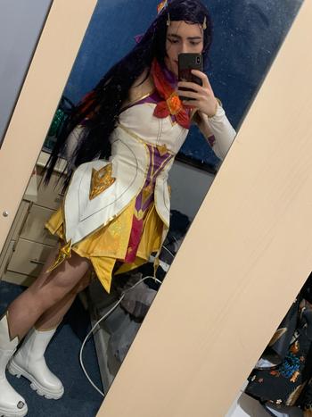 Uwowo Cosplay 【In Stock】Uwowo League of Legends/LOL: Star Guardian Seraphine SG WR Wild Rift Cosplay Costume Review