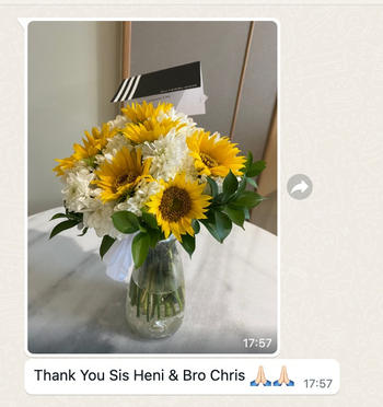Outerbloom Sunflower Yellow And With White Daisies in Vase Review