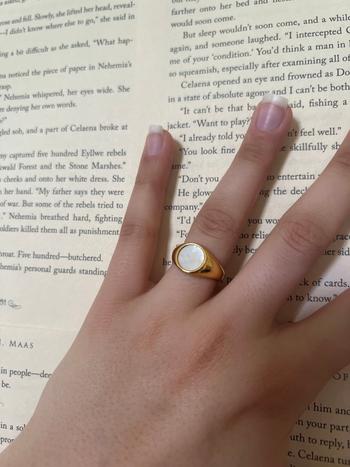 Mother Of Pearl Ring
