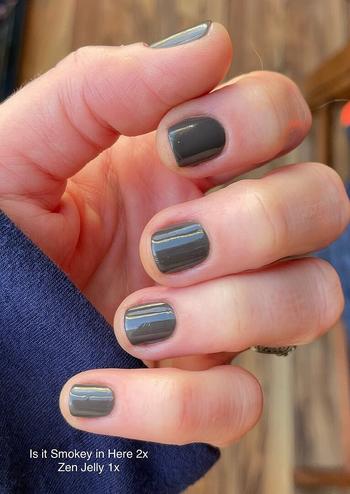 Dark Taupe Jelly Nail Polish - Cirque Colors Zen Jelly